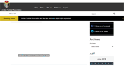 Desktop Screenshot of jfa.com.jo