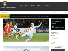 Tablet Screenshot of jfa.com.jo